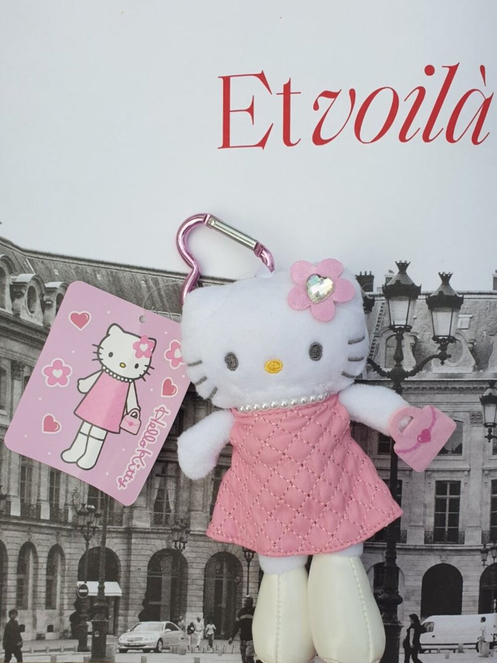 Hello Kitty Plush Fashion Key Chain Keyring Handbag Charm Women Accessory Gift
